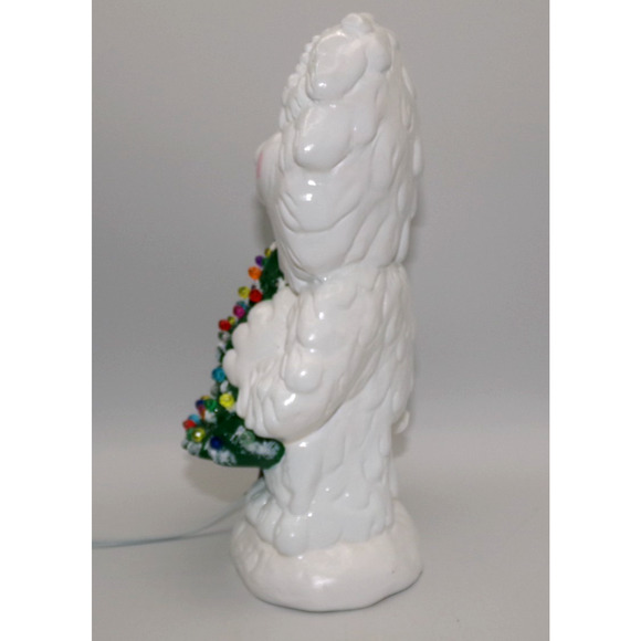 Vintage Retro style Tree Hugger Abominable Snowman Yeti Two Trees goggly eyes - Picture 14 of 16